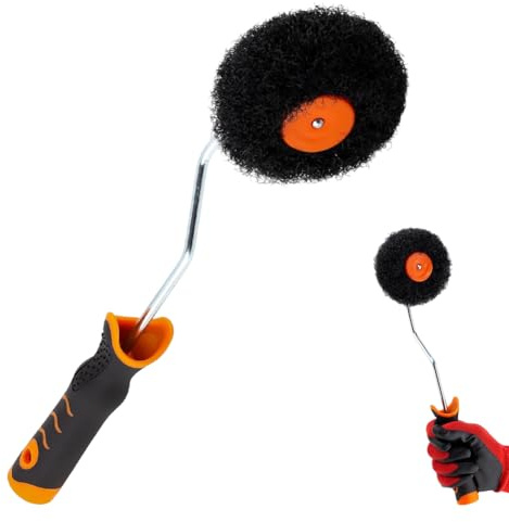Kantenpinsel, Eckapplikationsverlängerung, Eckenroller – Eck‑Farbroller Bürste, Rollender Walzenpinsel,für Decke, Wand, Haus, Outdoor