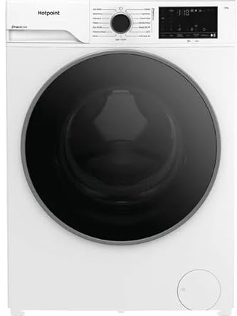 FabricCare HBCA 123 CARE UK 12kg Washing Machine, 1400 Spin, White, Anti-Stain Tech, Steam Hygiene, Large Capacity Laundry, Energy Efficient, Quiet Motor, Quick Wash