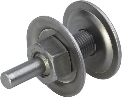 wolfcraft Vástago para discos con agujero de 13 mm I 2117000 I Para una óptima concentricidad de discos de lijar y pulir sin vástago