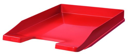 HAN Briefablage JUNIOR, DIN A4/C4, flach, stabil, stapelbar, rot