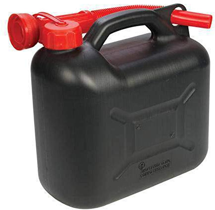 Silverline Tools 199991 - Bidón de plástico para combustible 5 litros, surtido (negro o verde)