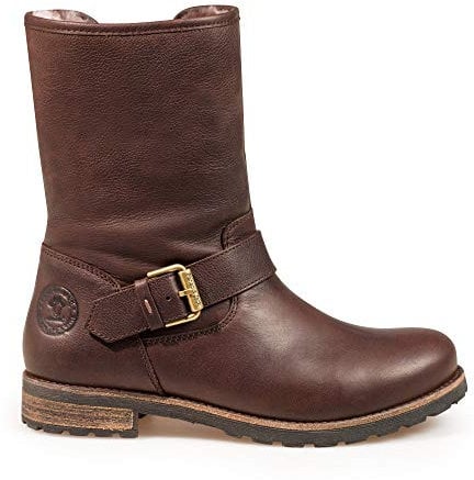 Panama Jack Singapur Igloo Damen Warm gefüttert Biker Boots Halbschaft Stiefel & Stiefeletten, Braun (Brown B2), 37 EU (4 Damen UK)