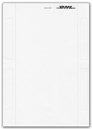 DHL Versandetikett Paket Label Etikett DIN A5 - 200 Stk