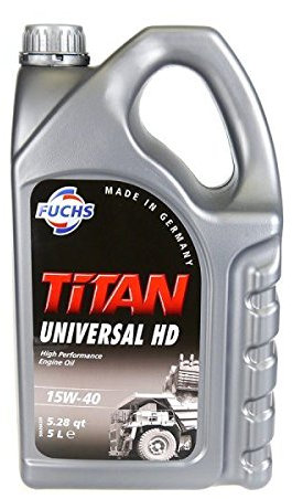 Fuchs Titan Universal HD 15W-40 - Aceite de motor (5 L)