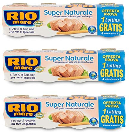 12x Rio Mare Super Naturale Tonno 56g Thunfisch Natürlichen