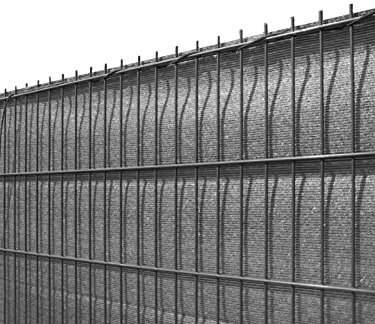 Koll Living Sichtschutz für Stabmattenzäune, anthrazit, 160x500cm - aus reissfestem HDPE - passend für EIN- & Doppelstabmattenzaun - Perfekter Wind- & Sonnenschutz