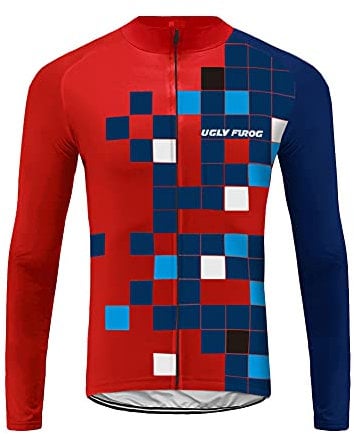 UGLY FROG Radfahren Langarm Jersey Herren Mountainbike Winter Fleece Wear Shirts Rennrad Kleidung MTB Tops Sportbekleidung