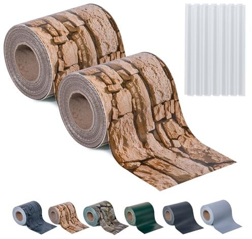 Sichtschutzstreifen Zaun 35 m x 19 cm inkl.20 Clips, Sichtschutz Zaunfolie PVC Sichtschutzstreifen Doppelstabmatten für Gartenzaun, Balkon/Diverse Farben-2PCS