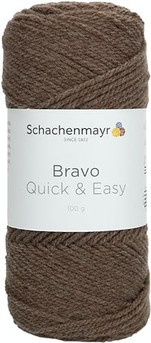 Schachenmayr 9807590-08197 Handstrickgarne, 100% Polyacryl, Holz meliert, onesize