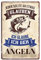 Blechschild Ich geh angeln - Metallschild mit witzigen Spruch für Angler Sportangler Fischer - Retro Deko Schild Angler-Stube Angel-Verein - Geschenk Freizeit- und Hobbyangler - Petri Heil - 20x30cm
