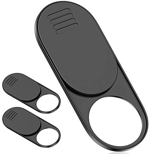 Webcam Cover, Camera Cover Slide,Ultra-Thin Laptop Camera cover Slide for Laptop,MacBook,PC,Computer,iMac,iPad, iPhone Cell Phone. 0.03in Thick Web Blocker Protect Your Privacy and Security(3PCS)