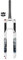 LvTu Fahrrad Federgabel MTB Gabel 26 27, 5 29 Zoll Federweg 120mm, Zugstufeneinstellung 1-1/8 Ultraleicht Luft Mountainbike Vordergabel Scheibenbremse (Color : Tapered-Manual Lock, Size : 26inch)
