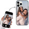 Yoedge Personalisierte Handyhülle für Apple iPhone 13 Pro Max Hülle Selbst Gestalten mit Eigenem Foto Bild Text Personalisiert Case Individuelle Schutzhülle Schwarz Cover für iPhone 13 Pro Max 6,7