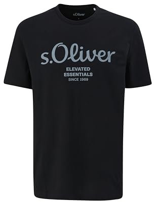 s.Oliver Baumwoll-T-Shirt mit Logo-Print