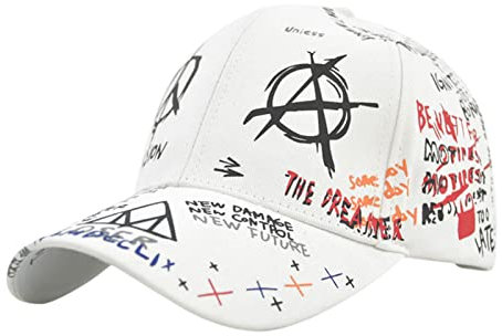 Männer und Frauen lässige Jugend Retro-Briefe Peace Love Bunte High Street Mütze Baseball Mütze Schirmmütze Gestrickt