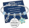 VGWON Inspirierende Armbänder für Damen und Mädchen - Geburtstagsgeschenk für sie - 316L Edelstahl Lasergravur Text - Inklusive Grußkarte und Geschenkbox 160