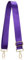 Allzedream Large sangle réglable de rechange pour sac à bandoulière ou sac à l’épaule, violet foncé, Medium
