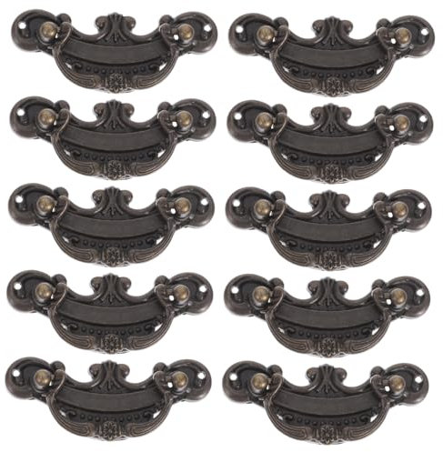 Homoyoyo 10pezzi Maniglie Vintage Pomelli Retro Per Armadi e Design Elegante e Resistente Perfetti Per Mobili e Decorazioni Interni