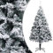 Künstlicher Weihnachtsbaum mit beflocktem schneegrün, 400 cm, PVC