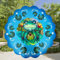 Windspiel für Garten, 3D-Windspiel, Frosch, Ornament, Geschenke für Damen/Herren, 30,5 cm, kinetische Skulptur aus Metall, für Innen- und Außenbereich, Hofkunst-Dekoration