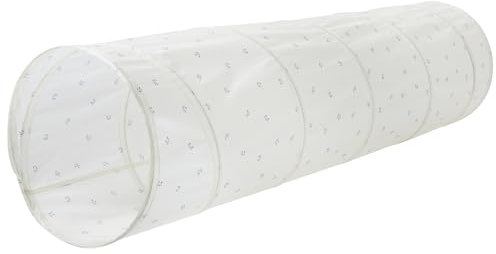 3 Sprouts - Krabbeltunnel für Kinder ab 1 Jahr – Spieltunnel Indoor & Outdoor (Heidelbeere Elfenbein)