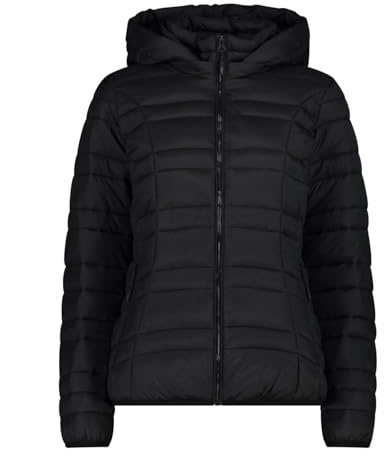 CMP - Damen Nylonjacke mit abnehmbarer Kapuze, schwarz, 42