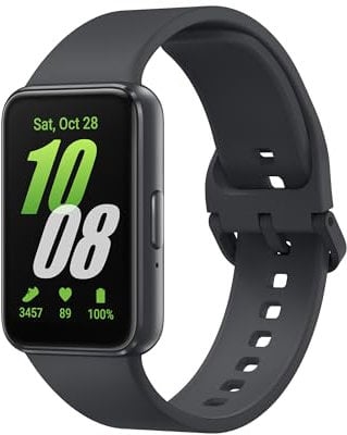 Samsung Galaxy Fit3 Smartwatch, Fitness-Uhr als Fitness Tracker und Aktivitätstracker, Gray, Inkl. 36 Monate Herstellergarantie [Exklusiv bei Amazon]