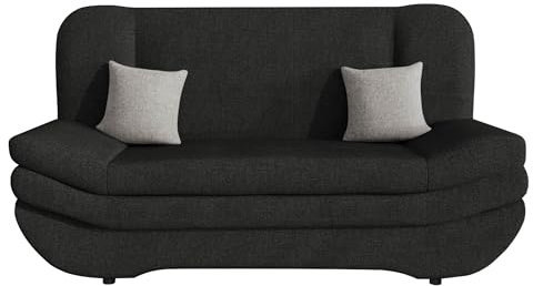 Mirjan24 Sofa Weronika mit Bettkasten und Schlaffunktion, Schlafsofa, Große Farb- und Materialauswahl, Couch vom Hersteller, Wohnlandschaft (Soul 20 + Tatum 279)