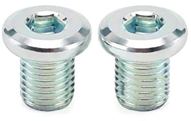 Moto Elevador manillar Para Suzuki 2 Uds Universal Motocicleta Espejo Agujero Enchufe Tornillo Cubre Pernos M10 * 1.25 En El Sentido Las Agujas Reloj Accesorios Motocicleta Abrazadera Barra Manillar