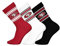 NFL SAN Francisco 49ERS 3pk Crew Socks - RED/WHT/BLK - 39/42