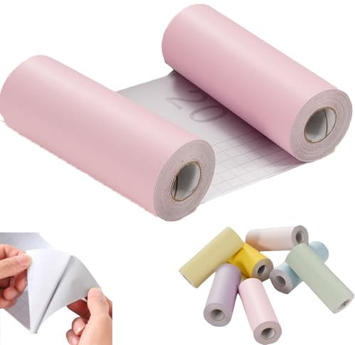 XINZUAN 18 Farben, Selbstklebende Wandaufkleber Grenze, Wallpaper Border, Selbstklebende Pvc Wasserdichte Sockelleiste Tapete Einfarbig Matte Wandbordüre (Rosa, 5m*30cm)