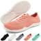 RJYWGS Chaussure Barefoot Femme Minimalistes Basket Legere Marche Running Confort Tennis Randonnée Basquette Sneakers Rose EU 40