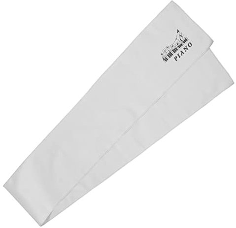 HYTROVE Funda De Teclado Para Piano De Teclas Poliéster Duradero Cubierta Antipolvo Resistente Para Teclas De Piano Protección Para Teclado Eléctrico Diseño Sencillo y Cómodo Color Gris Co