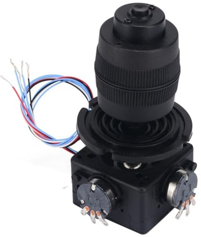 Vocdikficy Bouton de Potentiomètre de Joystick 4 Axes 4D pour Contrôleur -D400B- 10K 4D pour Industriel/Scientifique