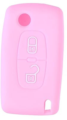 VALICLUD Tasten Silikon Schlüsselcover für Schutz für Autoschlüssel aus Lebensmittelechtem Silikon Einfach zu Reinigen und Geruchlos