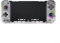 Controller di gioco ergonomico wireless Pro per Nintendo Switch con luci RGB regolabili e funzioni Turbo (nero trasparente)