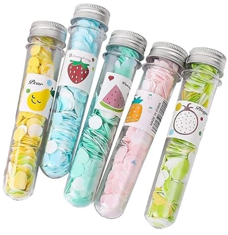 5 scatole di sapone in carta usa e getta multicolore per sapone in fiocchi di sapone per lavare detergenti per le mani cura bagno articoli da toeletta