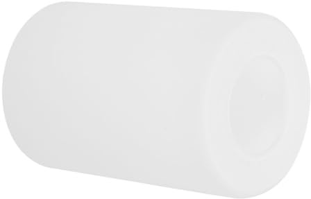 Lampenschirm E27 aus Glas, Zylinderförmig, Weiß, 42mm | Milchschirm für Deckenlampen, Leicht zu Reinigen, Gleichmäßige Lichtverteilung, für Zuhause