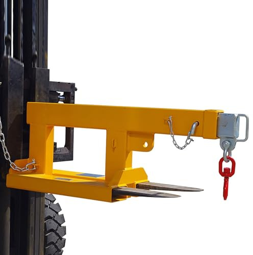 Forklift-style Telescopic Boom Crane - 5500 Lb Lifting Capacity, Manual Boom Extension, Suitable For Warehouses And Factories.
