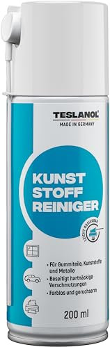 TESLANOL 26041 Kunststoffreiniger Reinigungsspray für Gummi Metall & Kunststoff Oberflächen Sprühreiniger / Lösemittel / Universalreiniger Spray / 200ml