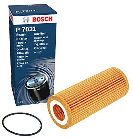 Bosch P7021 Car Oil Filter - Replacement Filter | Separates Soot and Metal Particles from Engine Oil - Provides Reliable Engine Lubrication