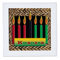 3dRose Kerzen von Kwanzaa, Quilt, Platz, 25 von 25 (QS 26966 10)