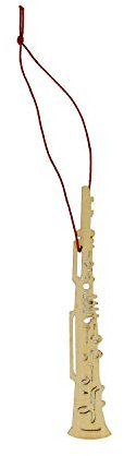 mugesh Anhänger Oboe Pappelholz - Schönes Geschenk für Musiker