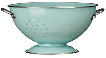 Premier Housewares 0507884 Passoire Rétro Email Bleu Clair