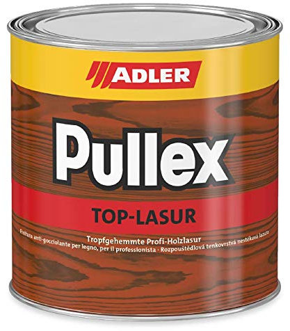 ADLER Pullex Top-Lasur - 5 L Eiche - Tropfgehemmte Holzlasur in Profi-Qualität für Holz außen - Lasur in verschiedenen Holzfarbtönen