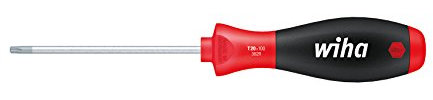Wiha Schraubendreher SoftFinish® TORX® Festhaltemechanik Magicspring® mit Rundklinge (27741) T15 x 80 mm ergonomischer Griff für kraftvolles Drehen, Allrounder für Industrie und Handwerk