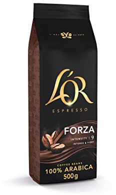 L'OR Espresso Forza Coffee Beans 500g Intensity 9
