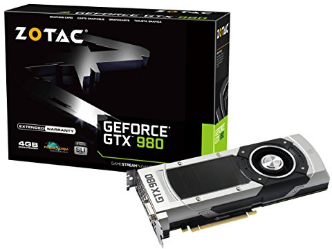 Zotac ZT-90201 – 10P NVIDIA GeForce GTX 980 4 GB Grafikkarte (Aktiv, ATX, NVIDIA, GeForce GTX 970, GDDR5, PCI Express x16 3.0)