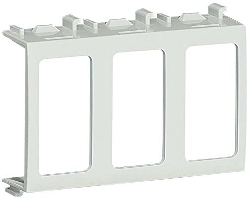 Bticino 25703/3, Adattatore per l'installazione di 3 moduli Magic con le scatole IP40 e IP55, Bianco