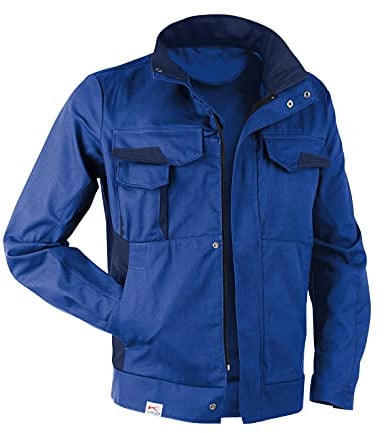 KÜBLER Workwear | KÜBLER VITA cotton+ Arbeitsjacke | kbl.blau/dunkelblau | Größe XXL
